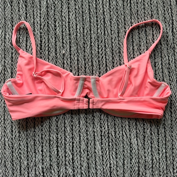 Baby Pink Blackbough Swim Bikini Top - Picture 2 of 4